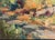 1960s 1960s Painting: Impressionist Autumn Landscape With Cottage For Sale - Image 5 of 12
