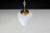 Mid-Century Modern Brass and Opaline Glass Pendant, Prague, 1960s For Sale - Image 10 of 11
