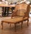French 19th Century French Louis XV Carved Walnut Caned Chaise Lounge For Sale - Image 3 of 12