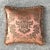 Mid-Century Modern Vintage Fortuny Jaquard With Caterpillar Fringe Pillow For Sale - Image 3 of 16