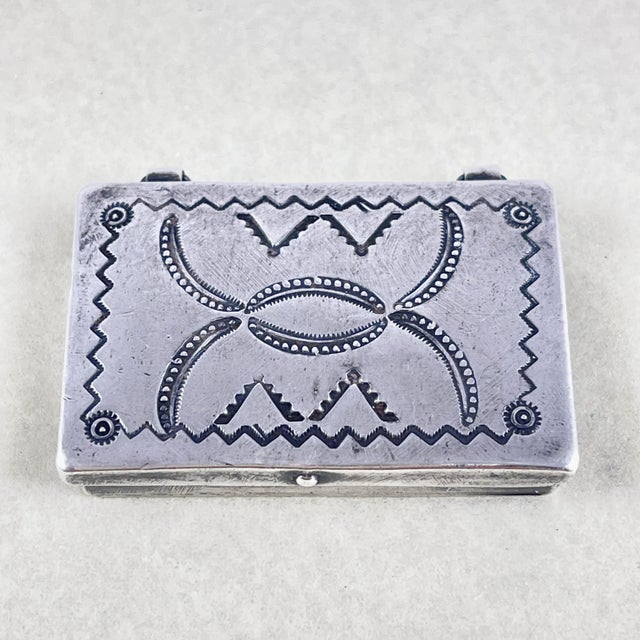 Sterling Silver & Turquoise Hand Made Pill Boxes, Set of Three, 1930s For Sale In Philadelphia - Image 6 of 13