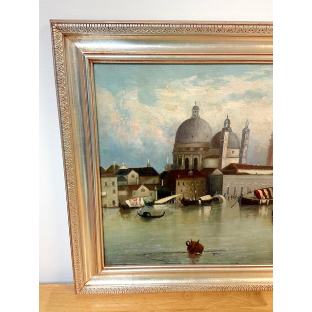 19th-Century Italian Venetian Capriccio of the Bacino di San Marco For Sale - Image 12 of 18