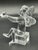 2000 - 2009 Baccarat Crystal Cherub Figurine on Block Base – Signed – Angel With Trumpet (4.5") For Sale - Image 5 of 8