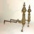 Pair of 2 Antique Ornate Victorian Solid Bronze Cast Iron Fireplace Andirons Set For Sale - Image 14 of 16