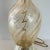 Mid-Century Italian Murano Glass Lamp in Gold Swirl For Sale - Image 4 of 9
