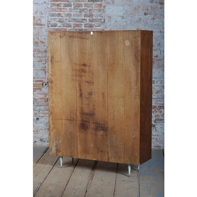 Mid-Century Czech Bookcase from Dřevozpracující Podnik Praha, 1950s For Sale - Image 13 of 14