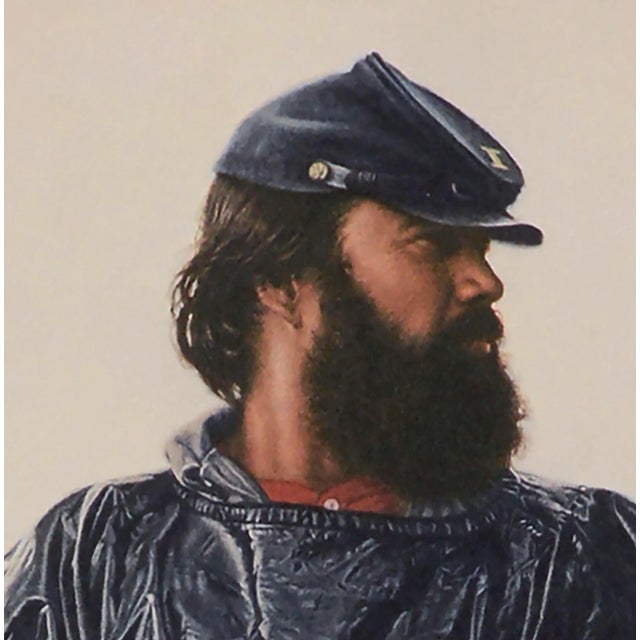 "The Volunteer - Civil War" Historical Portrait, 742/1500 by James Bama For Sale - Image 4 of 5