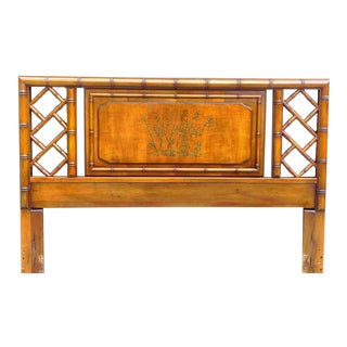 1980s Dixie Aloha Mid-Century Full Headboard For Sale