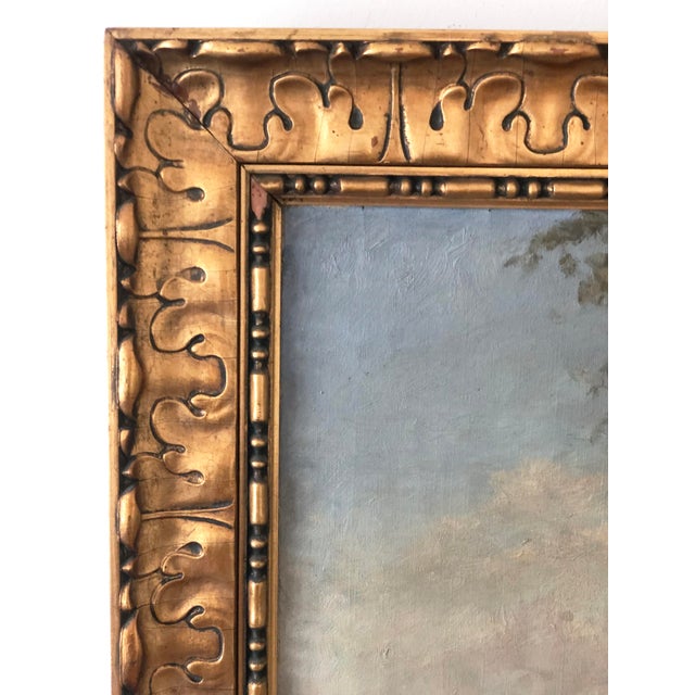 Coastal Vintage Original Seascape Oil Painting, Signed Large Coastal Landscape For Sale - Image 3 of 10