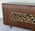 Original retail $6970, stylish mod Jonathan Charles Berkley Sideboard, American walnut finished case with a cast cast...