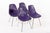 Mid-Century Modern Vintage Mid Century Purple DSX Side Chairs by Eames for Herman Miller For Sale - Image 3 of 14