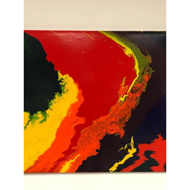 Abstract 1970s Abstract Modern Painting For Sale - Image 3 of 13