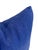 Blue Brushed Cotton Pillow For Sale - Image 4 of 5