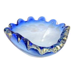 Fratelli Toso Murano Italian Art Glass Decorative Bowl