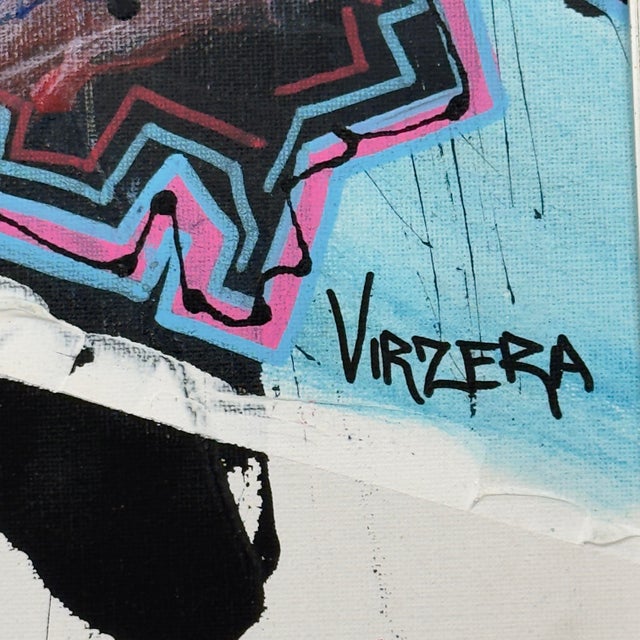 Original contemporary painting by Jeffrey Virzera, a Jacksonville, Florida-based artist known for emotionally expressive...