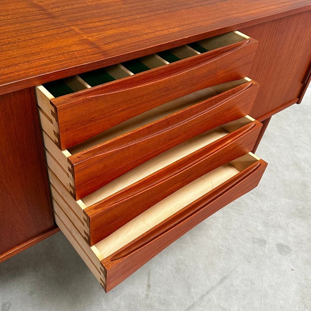 Vintage Scandinavian Teak Sideboard, 1960s For Sale - Image 9 of 16