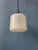 Mid-Century Round Striped Glass Pendant Lamp For Sale - Image 9 of 11