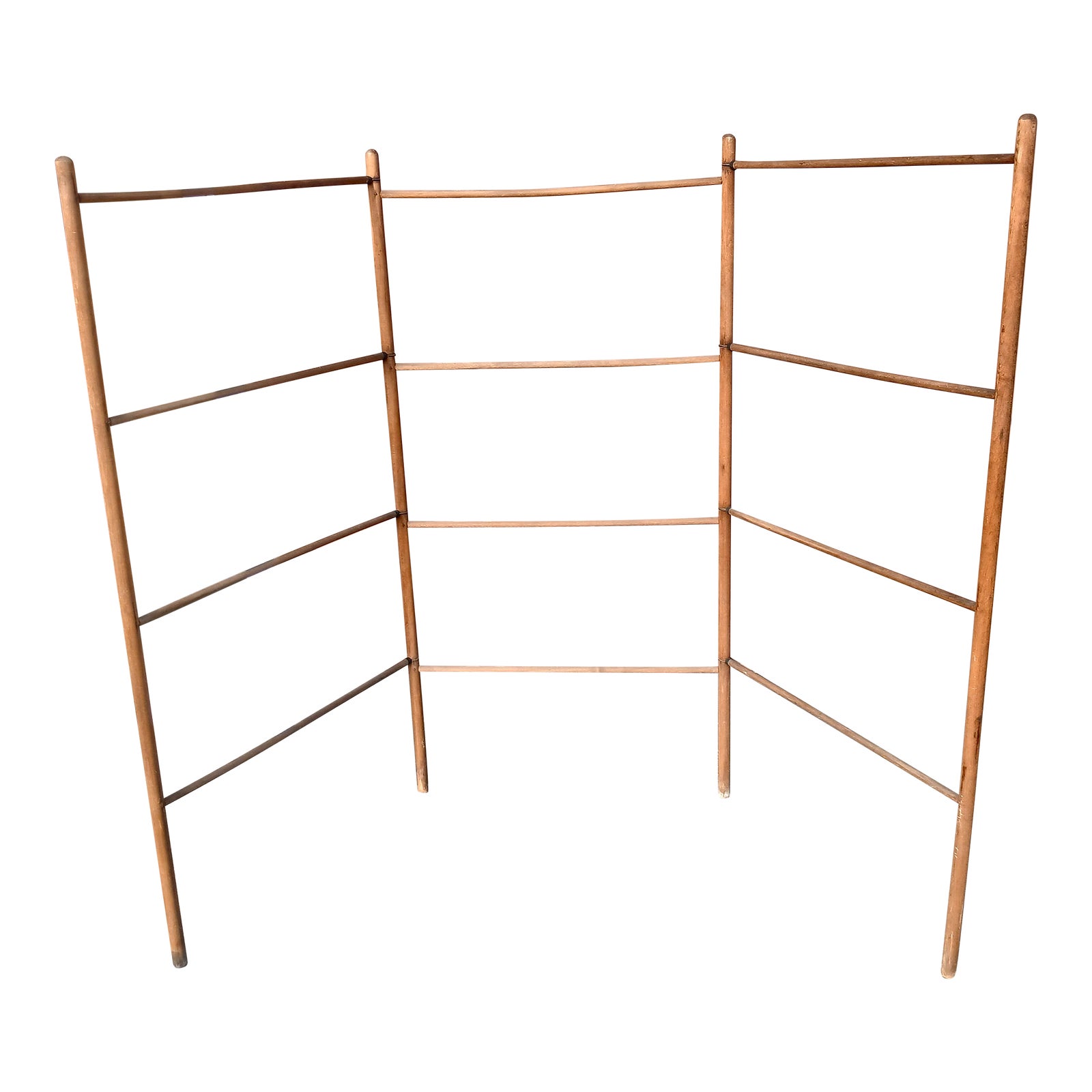 Antique Wooden Trifold Ladder Drying Rack 1900s | Chairish