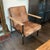 Industrial Modern Jaxon Leather Arm Chair For Sale - Image 4 of 4