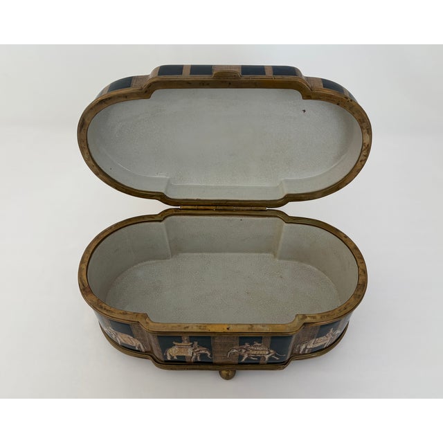 Large Vintage Castilian Imports Elephant Procession Box For Sale - Image 12 of 13