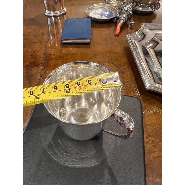 Georg Jensen Sterling Silver Baby / Christening Cup For Sale - Image 10 of 12