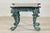 Late 20th Century Verdigris Bronze Side Table with Mythological Figures & Black Marble Top For Sale - Image 9 of 18
