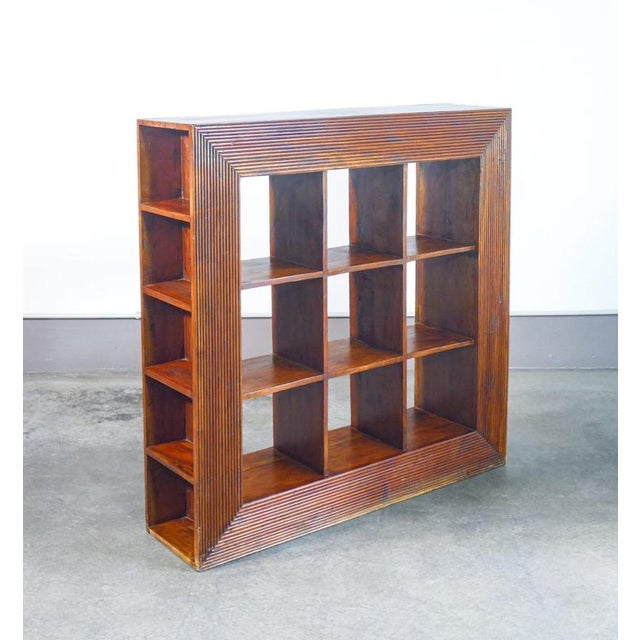 Open Bookcase Shelf in Wood For Sale - Image 4 of 18
