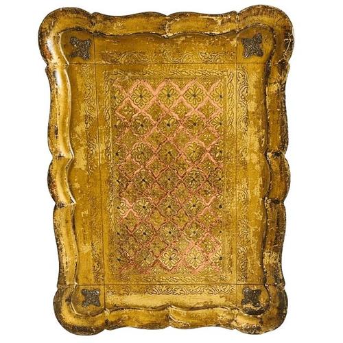 Mid 20th Century Vintage Florentine Hollywood Regency Gilt Wood Nesting Tables, 1950s, Set of 2 For Sale - Image 5 of 11