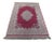 1980s Karastan Red Kirman Area Rug - 4′4″ × 6′9″ For Sale