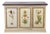 Botanical Hand Painted Media Cabinet For Sale