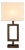 Italian Orion Table Lamp in Solid Cast Burnished Brass with Fabric Shade For Sale