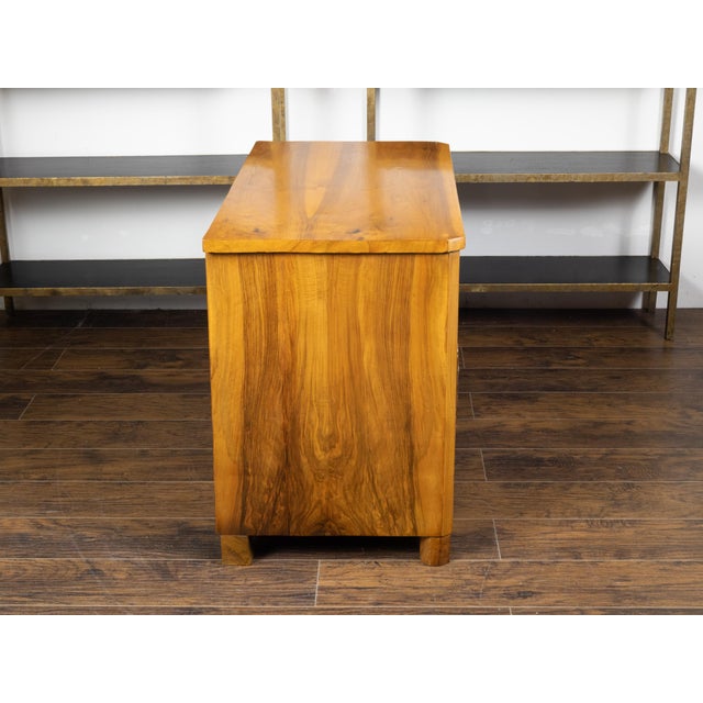 Austrian 19th Century Biedermeier Commode with Three Butterfly Veneered Drawers For Sale - Image 12 of 12