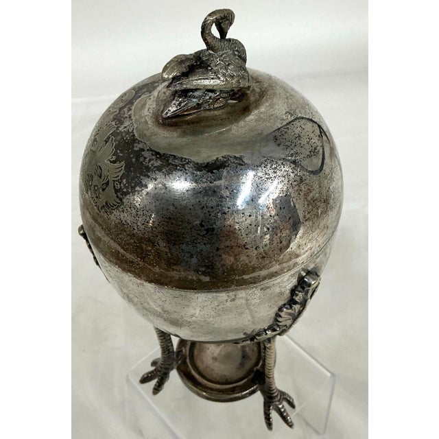 English Victorian Mappin&webb Silver Plate Egg Coddler For Sale In Providence - Image 6 of 12