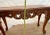 1990s Vintage Sofa Table Console French Style Ornate Side Carvings Oak Inlays For Sale - Image 9 of 12