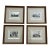 Set of 4 Vintage Etchings of Iconic Italian Cities in Gilded Frames – A Decorator’s Must-Have Collection! For Sale