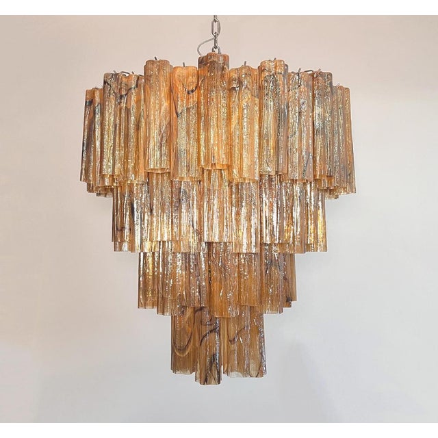 Italian Chandelier in Murano Glass, 1990 For Sale - Image 4 of 15