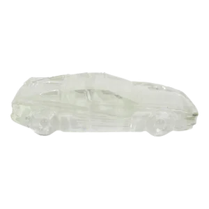 Vintage Glass Ferrari Testarossa Model Paperweight Italian Crystal