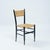 Wood Spinetto Dining Chairs in Ebonised Straw by Chiavarine Fratelli, 1950s, Set of 4 For Sale - Image 7 of 18
