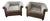 Set of 2 Restoration Hardware Deconstructed Chesterfield Chairs For Sale
