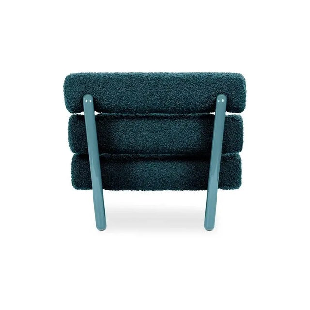 Not Yet Made - Made To Order Charles Cormo Azure Armchair by Royal Stranger For Sale - Image 5 of 7