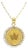 1/4OZ Fine Gold Canadian Maple Leaf Diamond Coin Necklace 16" For Sale