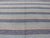 Textile Large Square Scandinavian Flat Weave Rug in Gray, Blue, and Soft Yellow For Sale - Image 7 of 12