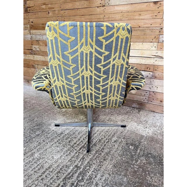 Dutch Swan Armchair, 1950s For Sale - Image 6 of 12