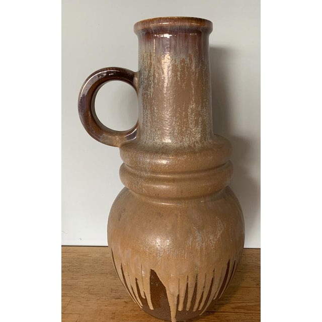 Large West-German Jug Vase in Ceramic, 1980s, in Very Good conditions. Designed 1950 to 1959
