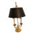 Vintage French Bouillotte Lamp With Shade For Sale