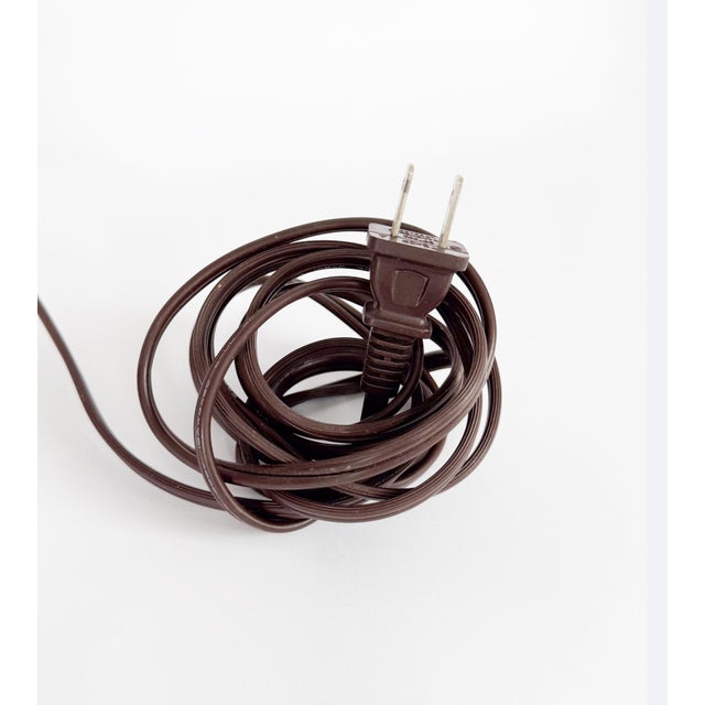 Wood Pair of 1980s Coastal Regency Palm Tree Table Lamps For Sale - Image 7 of 8