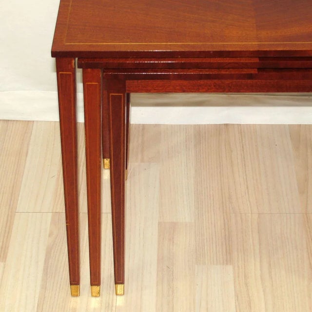 Nesting Tables by Bodafors Svenska Möbelfabrikerna, 1950s, Set of 3 For Sale - Image 18 of 18