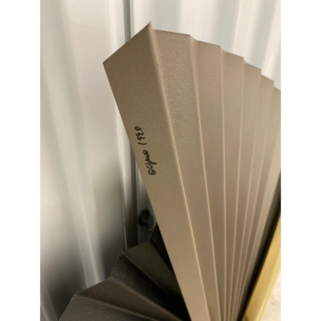 1990s 1990s Curtis Jere Fan Wall Sculpture For Sale - Image 5 of 7