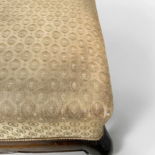 Late 19th-Century Style Italian Armchairs in Wood and Beige Fabric, 1930s, Set of 2 For Sale - Image 15 of 18