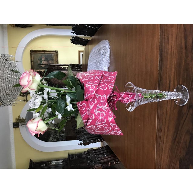 Vintage Crystal Vase, 1970s For Sale - Image 15 of 18